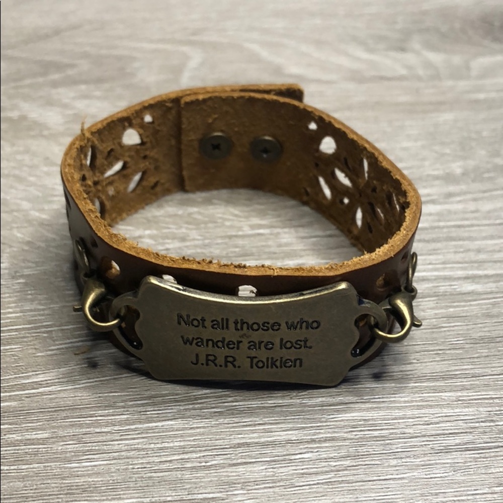 Brown Leather Hand Made Bracelet